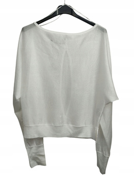 BLUZKA DAMSKA Z DŁUGIM RĘKAWEM MOHITO ROZMIAR L BIAŁA