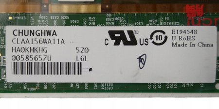Matryca Chunghwa CLAA156WA11A 15,6'' 1366x768 Błyszcząca