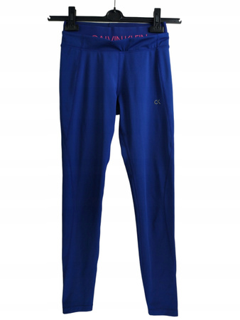 Legginsy Damskie Niebieskie CALVIN KLEIN Roz. S