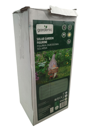 Gardenic KRASNAL Ogrodowy Solarny LED Ciepłe Białe Światło IP44 BAMK25-6433