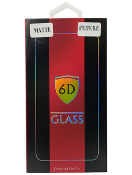 Szkło hartowane 6D do iPhone 12 Pro Max 6.7''