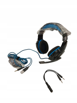 SŁUCHAWKI NAUSZNE GAMINGOWE G9000 MIKROFON REDUCKCJA SZUMÓW