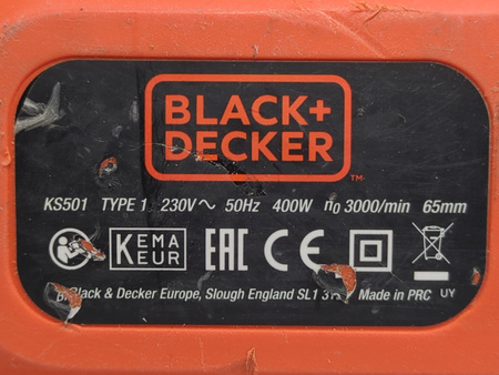 Wyrzynarka elektryczna Black&Decker KS501 400 W