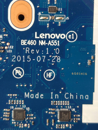 Płyta główna laptopa LENOVO Thinkpad E460 BE460 NM-A551 i5-6200U