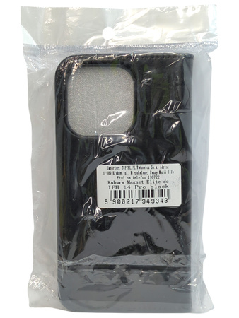 Etui z klapką do Apple Iphone 14 Pro czarny