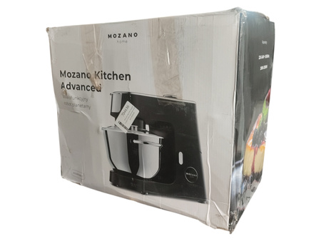 Robot kuchenny planetarny Mozano Kitchen Advanced 3200W czarny 6,2L
