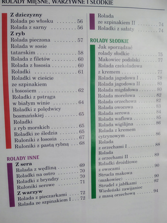 Rolady mięsne warzywne i słodkie Barowicz