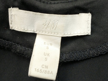 SUKIENKA H&M ROZMIAR S CZARNA