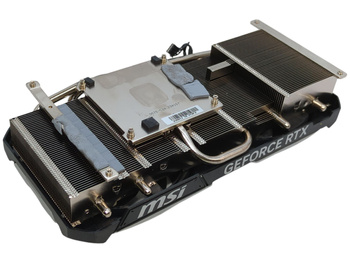 Chłodzenie karty graficznej NVIDIA MSI RTX 4070 Super/Ti Ventus 2X