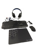 THE G-LAB Combo Argon E – Zestaw Gamingowy 4 w 1 QWERTZ