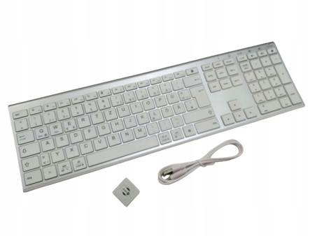 Klawiatura bezprzewodowa Bluetooth iCLEVER IC-DK03 Biała