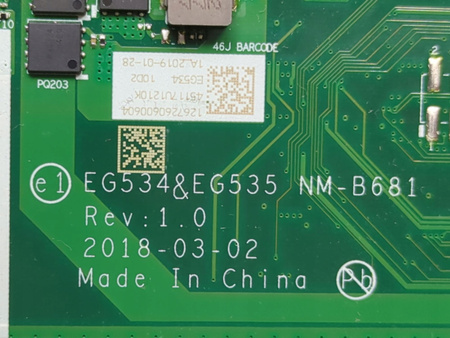 Płyta główna laptopa Lenovo IdeaPad 330 EG534&EG535 NM-B681 Rev: 1.0