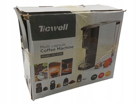 Ekspres kapsułkowy TICWELL AC-513K 1450 W 0,8 L