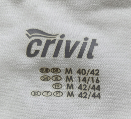 TANKTOP MĘSKI CRIVIT ROZMIAR M BIAŁY