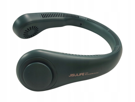 Wentylator na szyję Wiatrak przenośny mini 4000mAh- Jisulife FA12 - ZIELONY