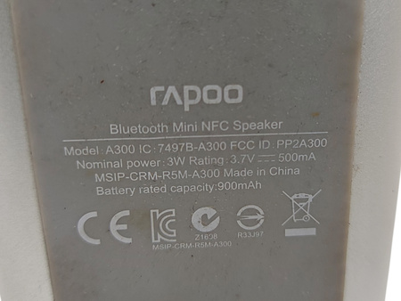 Głosnik bezprzewodowy A300 Rapoo NFC AUX USB