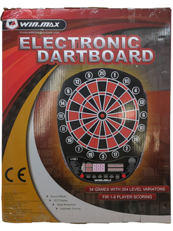 Elektroniczna tarcza do darta Gra Winmax Electronic Dartboard rzutki