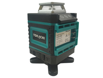 Laser krzyżowy Tokachi LineX PRO 45 m 16 linii statyw okulary etui