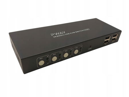 PWAY 4-portowy przełącznik KVM USB