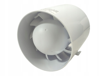 Wentylator łazienkowy kanałowy airRoxy 01-049 biały 30Pa 104m3/h 15W FI 100