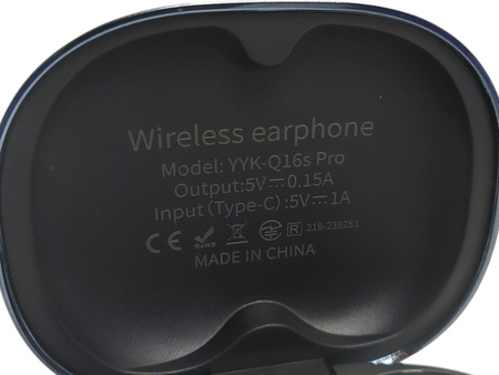 Słuchawki bezprzewodowe YYK-Q16 Pro Open-Ear Bluetooth 5.4 LCD IPX6 etui