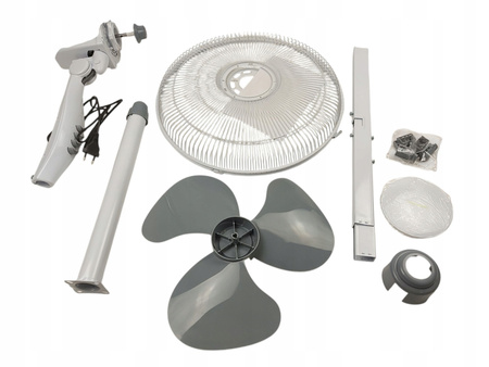 Wentylator stojący VENETO 40cm biały