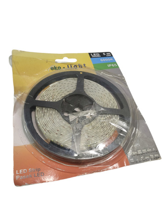 TAŚMA 60 LED 24W. Barwa Zimny Biały. IP65. 6000K (5 metrów)