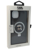 Karl Lagerfeld Ring Stand Karl Head MagSafe - Etui iPhone 15 Plus (czarny)