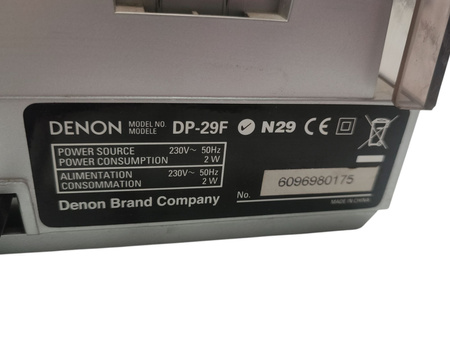 Gramofon Denon DP-29F Premium Silver