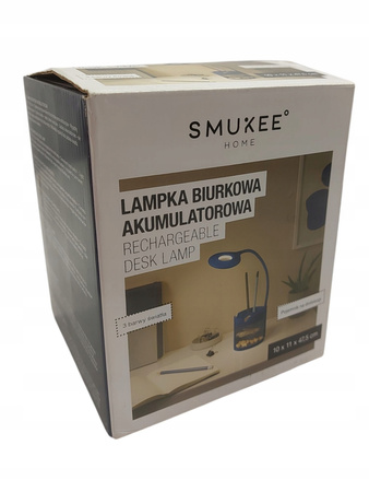 LAMPKA BIURKOWA AKUMULATOROWA Z POJEMNIKIEM SMUKEE 240296-A-DB