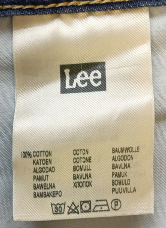 SPODENKI JEANSOWE MĘSKIE LEE ROZMIAR 34 NIEBIESKIE