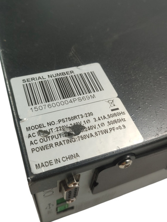 Zasilacz awaryjny UPS Vertiv Liebert PS750RT3-230 750VA/675W