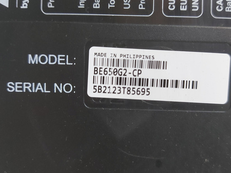 Zasilacz awaryjny UPS APC BE650G2-CP 650 VA 400 W