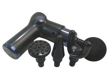 Masażer Pistolet do masażu 4 głowice Bezprzewodowy Hykker 240388-MBG