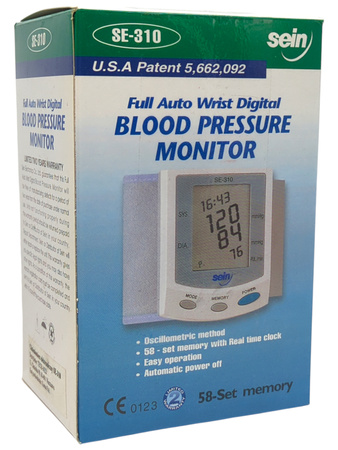 CIŚNIENIOMIERZ NADGARSTKOWY SEIN SE-310