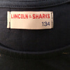 T-SHIRT DZIECIĘCY LINCOLN&SHARKS ROZMIAR 134 GRANATOWY