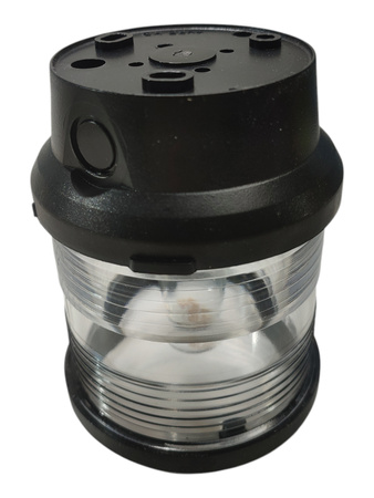 Lampa sygnalizacyjna Aqua Signal biała migająca z podstawą 24V 25W