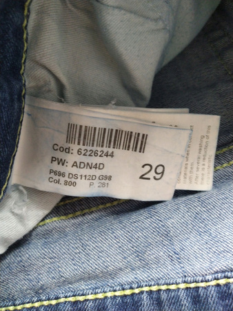 Spodnie damskie Jeans Niebieskie DONDUP ROZ.29