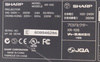 Projektor Sharp XR-10S DLP 2000 ANSI lumenów SVGA 800x600