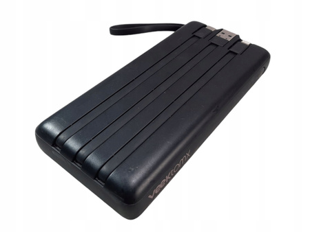 VEEKTOMX Power Bank z Wbudowanymi Kablami 20000mAh