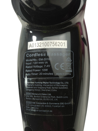 Renpho EM-2016C – bezprzewodowy masażer ręczny z funkcją podgrzewania