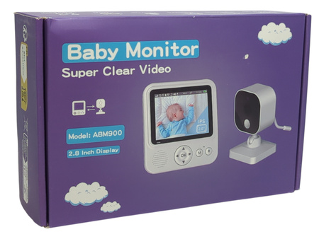 Niania elektroniczna ABM900 5" LCD PTZ VOX 400m zasięg​