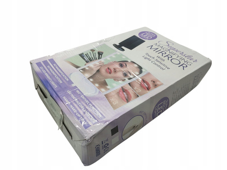 PODŚWIETLANE LUSTERKO KOSMETYCZNE LED DO MAKIJAŻU SUPERSTAR AR-042 RÓŻOWE