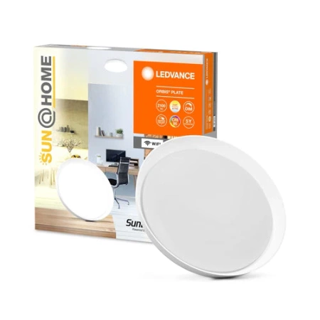 Lampa sufitowa LEDVANCE SUN@HOME Orbis Plate 43cm 26W WiFi 2200K-5000K