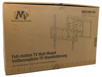 Solidny Uchwyt ścienny na telewizor Mounting Dream MD2380-03 32-75 cali