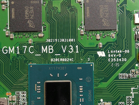 Płyta główna laptopa Thomson N17CSL512 GM17C_MB_V31