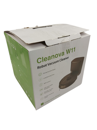Robot sprzątający odkurzacz automatyczny Cleanova W11 Czarny