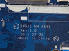 Płyta główna NM-A541 Rev: 1.0 laptopa Lenovo BY511 i5-6300U GTX 960M