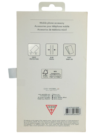 Etui Guess Silicone Vintage Gold Logo do iPhone 14 Pro czarne