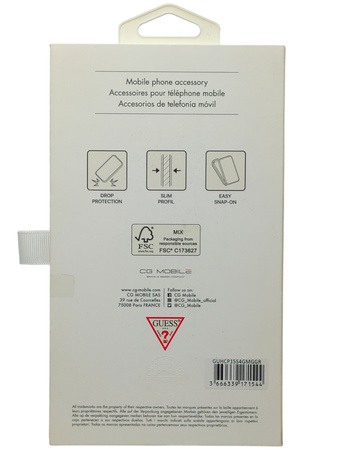 Etui Guess Plecki do Apple iPhone 15 czarne